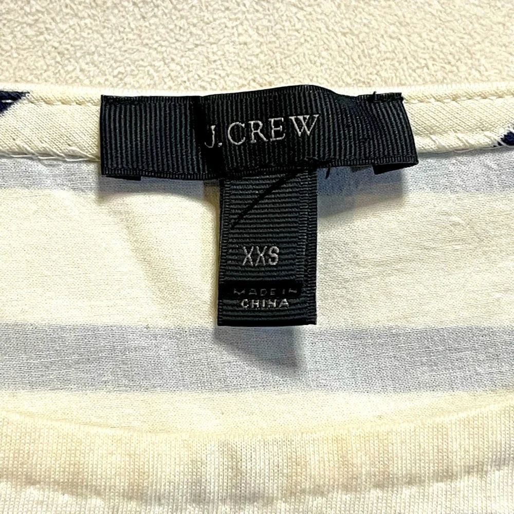 EUC J. Crew Striped‎ Top